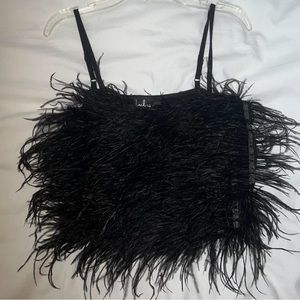 Feather tube top